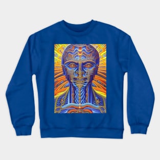 Transcendental Shift (12) - Trippy Psychedelic Art Crewneck Sweatshirt